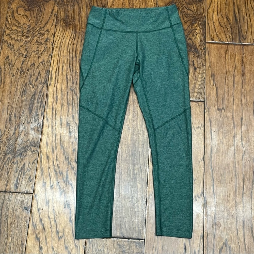 Outdoor voices women’s warm up textured compression fabric activewear pants